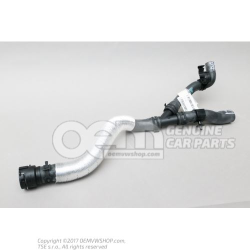 Coolant hose with quick release coupling 1K0122073FS