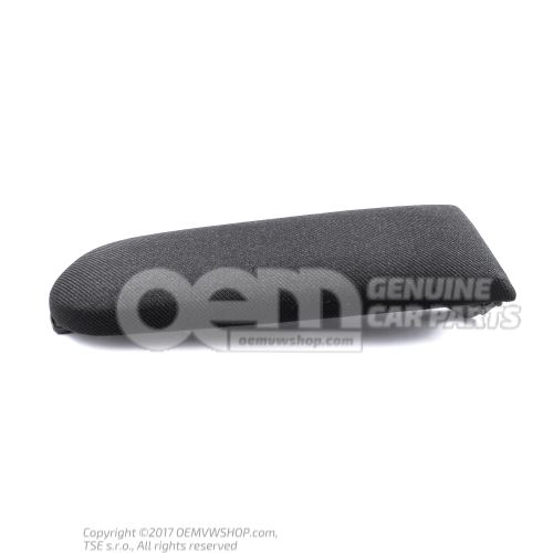 Descansabrazos (parte sup.) negro satinado/negro 3B0867173 GTX