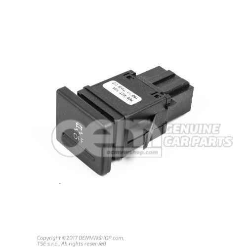 Pushbutton for electronic stabilisation program -ESP- satin black/white 7E5927134A WHS