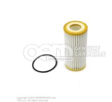 Filter element with gasket 06L115562B