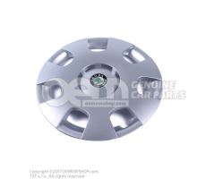 Wheel trim rings satin black/brilliant chrome 6Y0601147A MWS