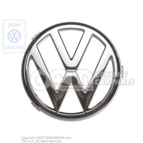 Simbolo VW cromo especial 325853601 739