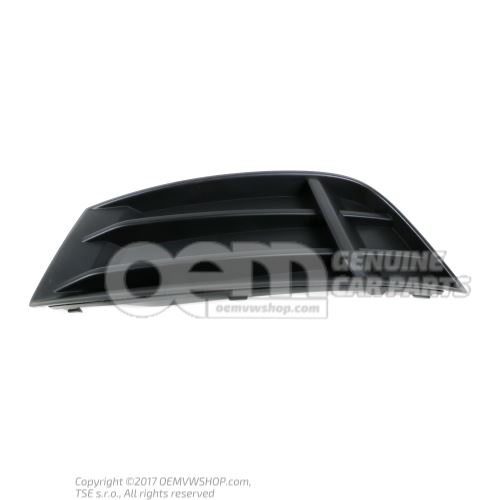 Grille de guidage d'air noir satine 8V5807681AA9B9