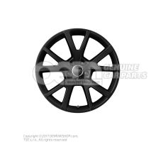 Aluminium rim matt black