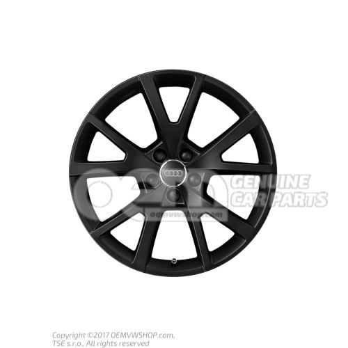 Aluminium rim matt black