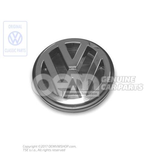 Simbolo VW cromo especial 191853601G WV9