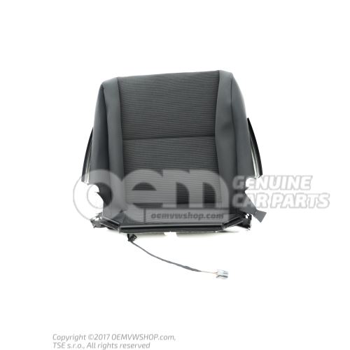 Seatcover (fabric) with heater element anthracite 1K0882405C UJD