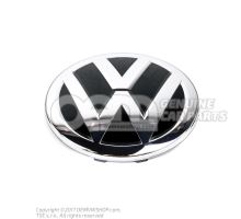 Znak VW vysoký chróm / čierna