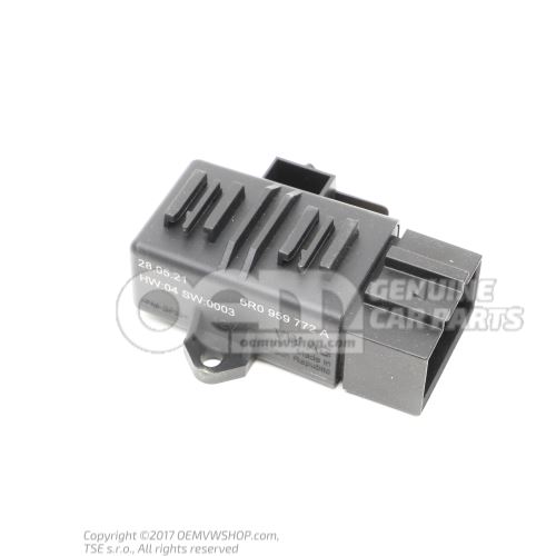 Control unit for seat heating 6R0959772A