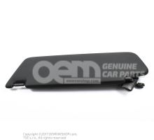 Sun visor with mirror and cover black 5G0857552CC3H8
