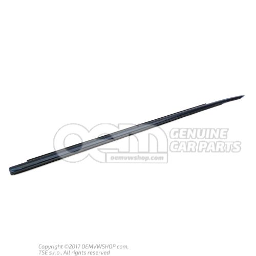 Window slot seal with trim strip black 8T0853283E 1P9