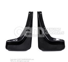 1 set: mud flaps (left and right)