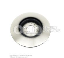 Brake disc (vented) size 314X25MM 8W0615301T