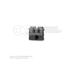 Switch for electric window regulator satin black/high chrome 5G0959858G IHA