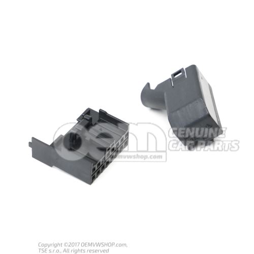 Flat contact housing with contact locking mechanism control unit for multi- functional unit 4A0972883C