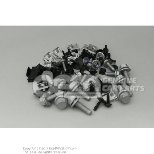 1 set fixing parts for bumper 8V0098623A