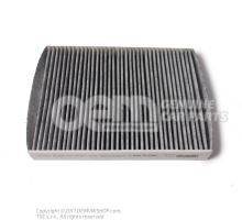 Filter insert with odour and harmful substance filter 'eco' economy JZW819653E