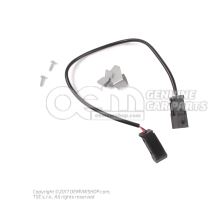 Wiring harness with led for illumination of storage compartment in centre armrest 8E0971196