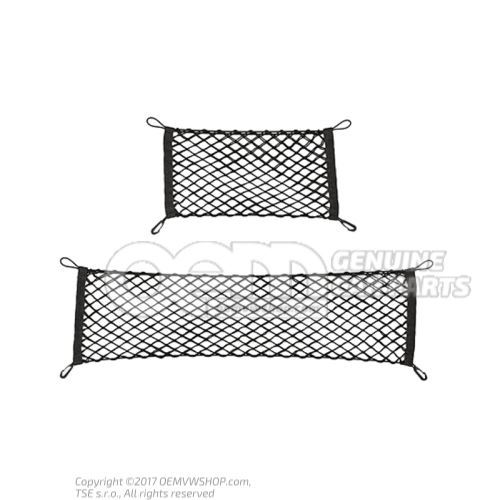 1 set: storage nets for luggage compartment