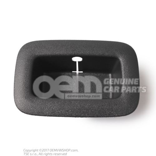 Seat belt guide trim (top tether) soul (black) 6R0886747 4PK