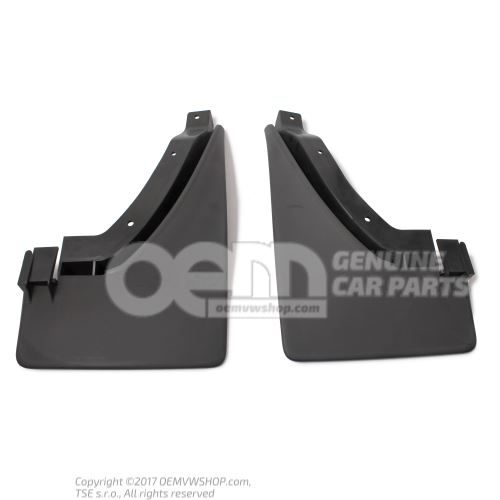 Mud flap satin black 5J7821822A 9B9