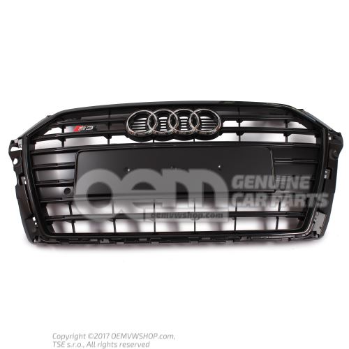 Grille de calandre chrome fonce mat 8V3853651ADFUQ