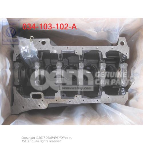 Cylinder block with pistons 034103102A