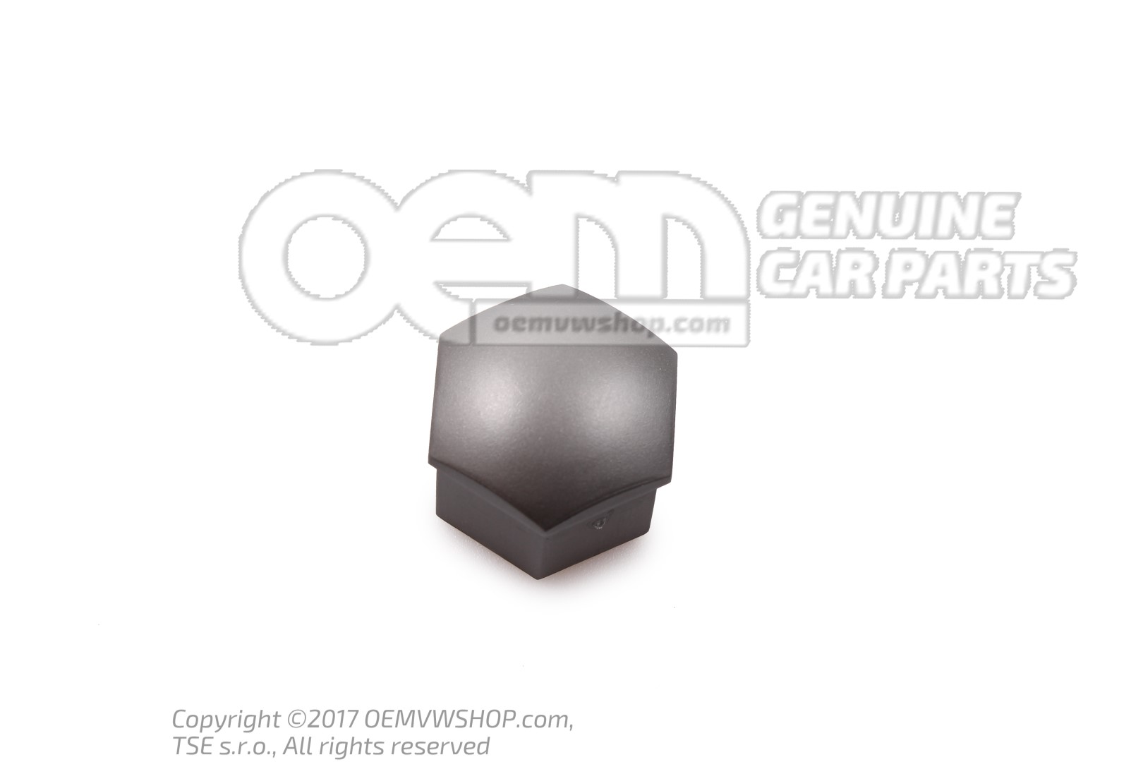 Capuchon de boulon de roue noir gris metallise 321601173A Z37