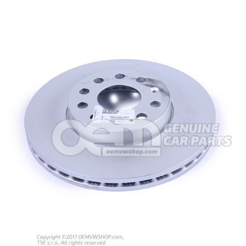 Brake disc (vented) size 288X25 5Q0615301H