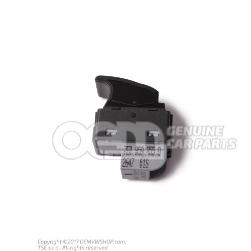 Conmutador p. levantavidrios electrico negro satinado 7E0959855D 9B9