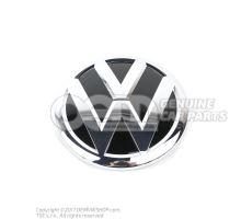 Simbolo VW negro/cromado brillante Volkswagen Amarok 2H 2H6853601A DPJ