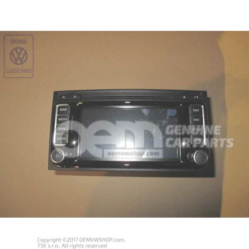 Unidad de radio-navegacion-DVD Volkswagen Touareg 7L 7L6035684