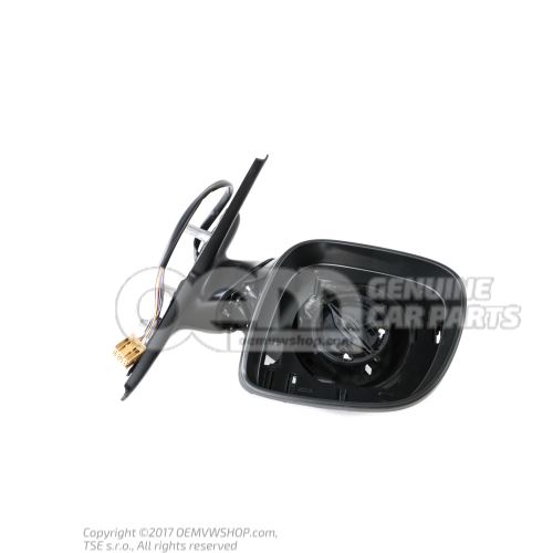 Exterior mirror housing satin black 7E2857507DB9B9