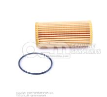 Filter element with gasket 06L115562B