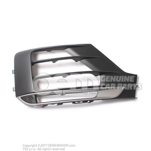 Air guide grille anthracite 81A807672B 4W3