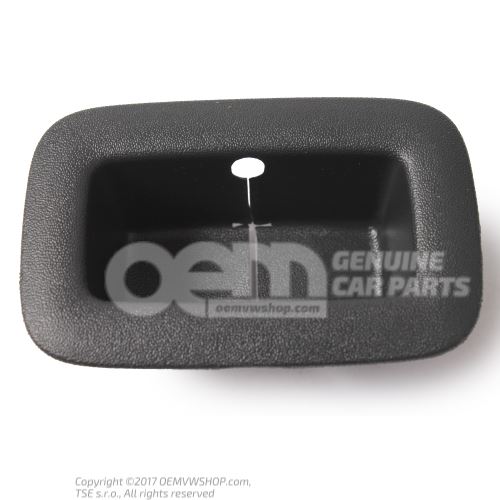 Cache pour ceinture de securite (Top Tether) noir titane 6R0886747 82V