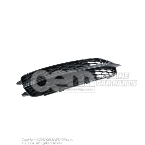 格栅 棉缎黑色 Audi A6/S6/Avant/Quattro 4G 4G0807681D 9B9