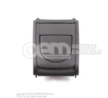 Porte-boissons noir titane Volkswagen Polo Hatchback 60 6RF862531K 82V