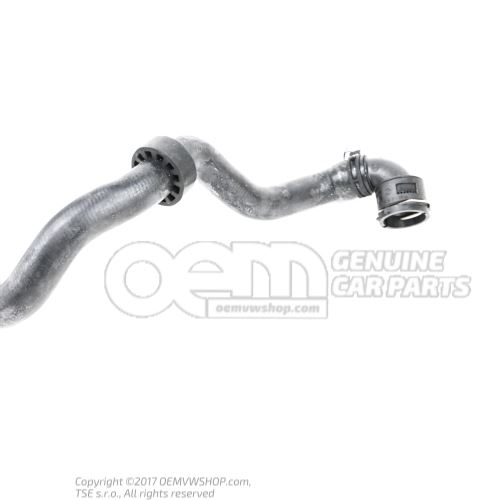 Coolant hose with quick release coupling 2K0122051