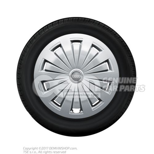 Complete winter wheel (alu) diamond silver