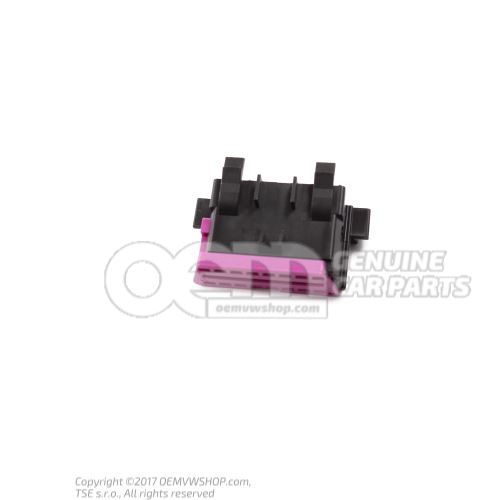 Flat contact housing with contact locking mechanism for diagnostic plug 3A0972695A