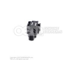 Flat connector housing with contact locking mechanism coupling element wiring harness for interior 1K0971992