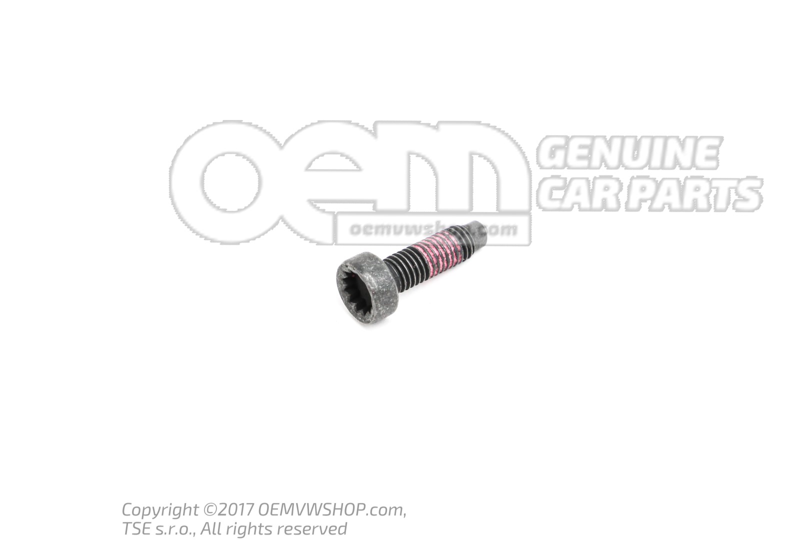 Genuine VW AUDI SEAT Socket Head Bolt W Inner Multipoint x5 pcs N10581101