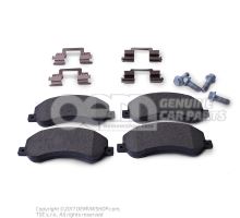 1 set of brake pads for disk brake 2H0698151A