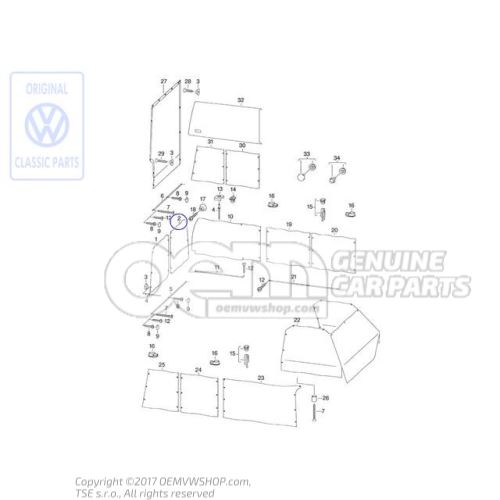 Curtain for rear window 701070401B 701070401B