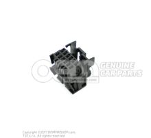 Flat contact housing with contact locking mechanism connection piece seat adjustment regulating switch 8W0972112
