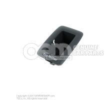 Seat belt guide trim (top tether) granite (grey)