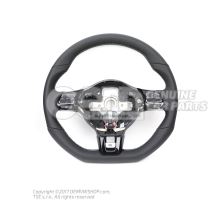 Mult.steering wheel (leather) black/art grey 5K0419091ARASZ