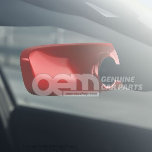 Embellececor espejo interior rojo misano-efecto perlado Audi Q2 81 81A072540 Z3M