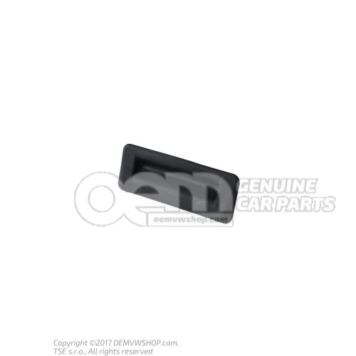 Exterior door handle, black, 5J0827566E